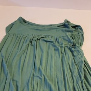 L seafoam green loft top